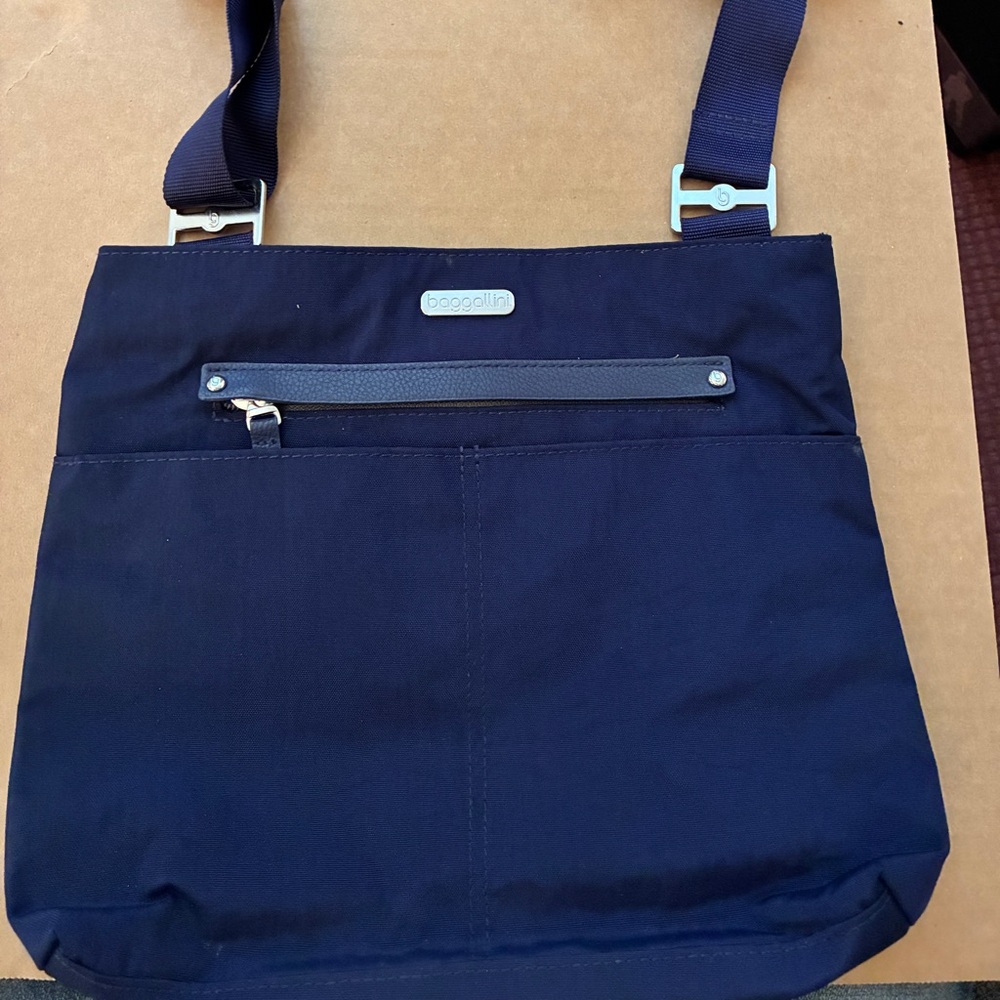 Baggallini Dark Blue Messenger Bag